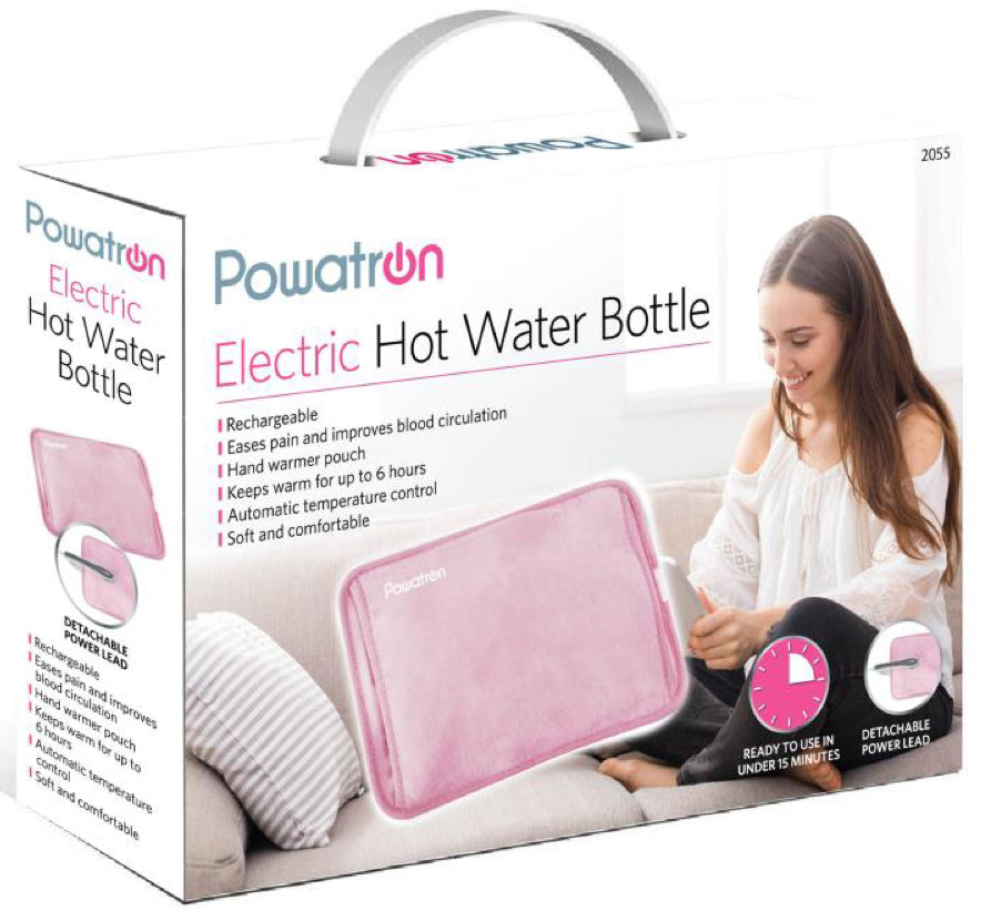 Rechargeable Electric Hot Water Bottle Bed Warmer Heat Pad Cheaper Than a Kettle