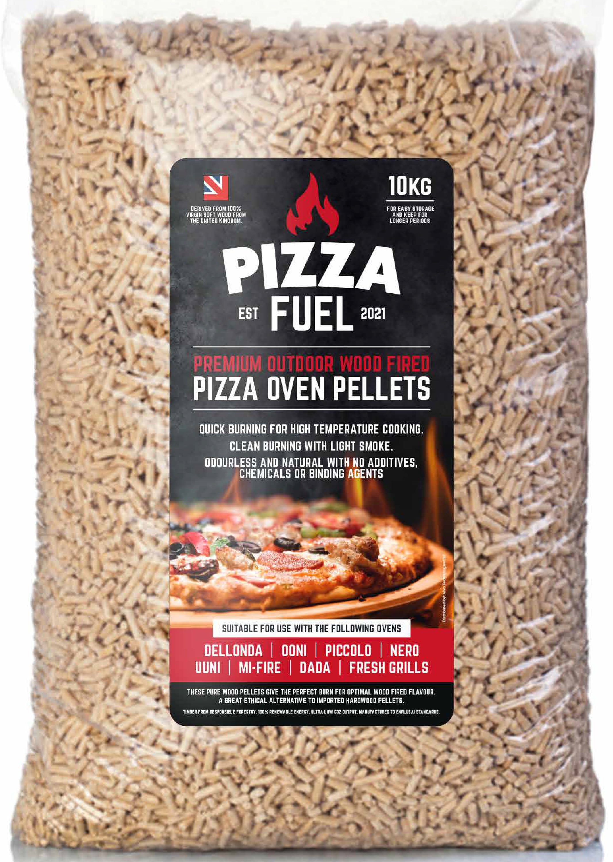 10kg Pizza Oven Wood Pellets for Ooni Dallonda Nero Fresh Grills Uuni Premium