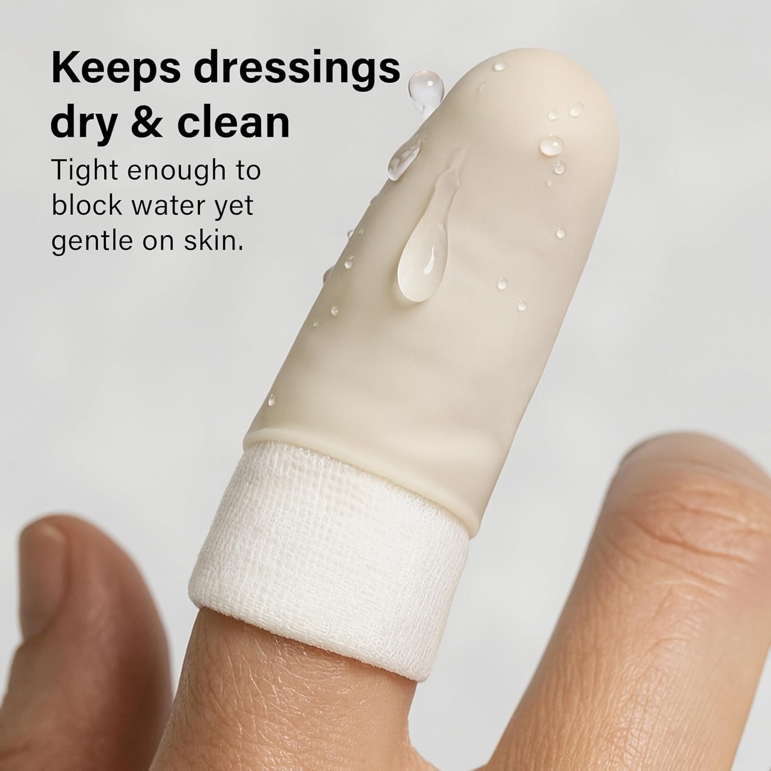 100pcs Latex Finger Cots Smooth Rubber Waterproof Finger Protection Hygiene Uses