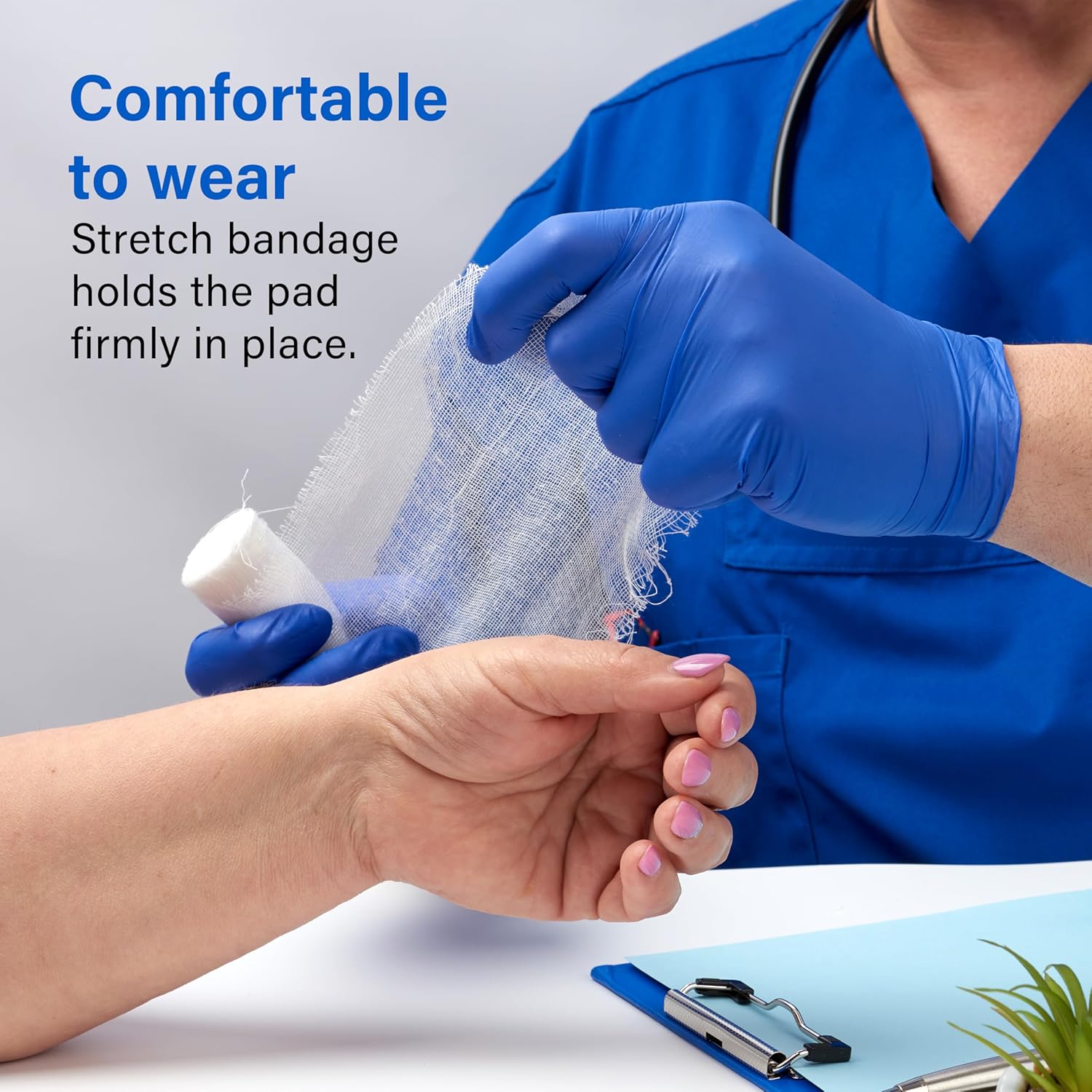 10 Pack Medium Sterile Dressing Bandage Absorbent Pad First Aid Wound 12x12cm