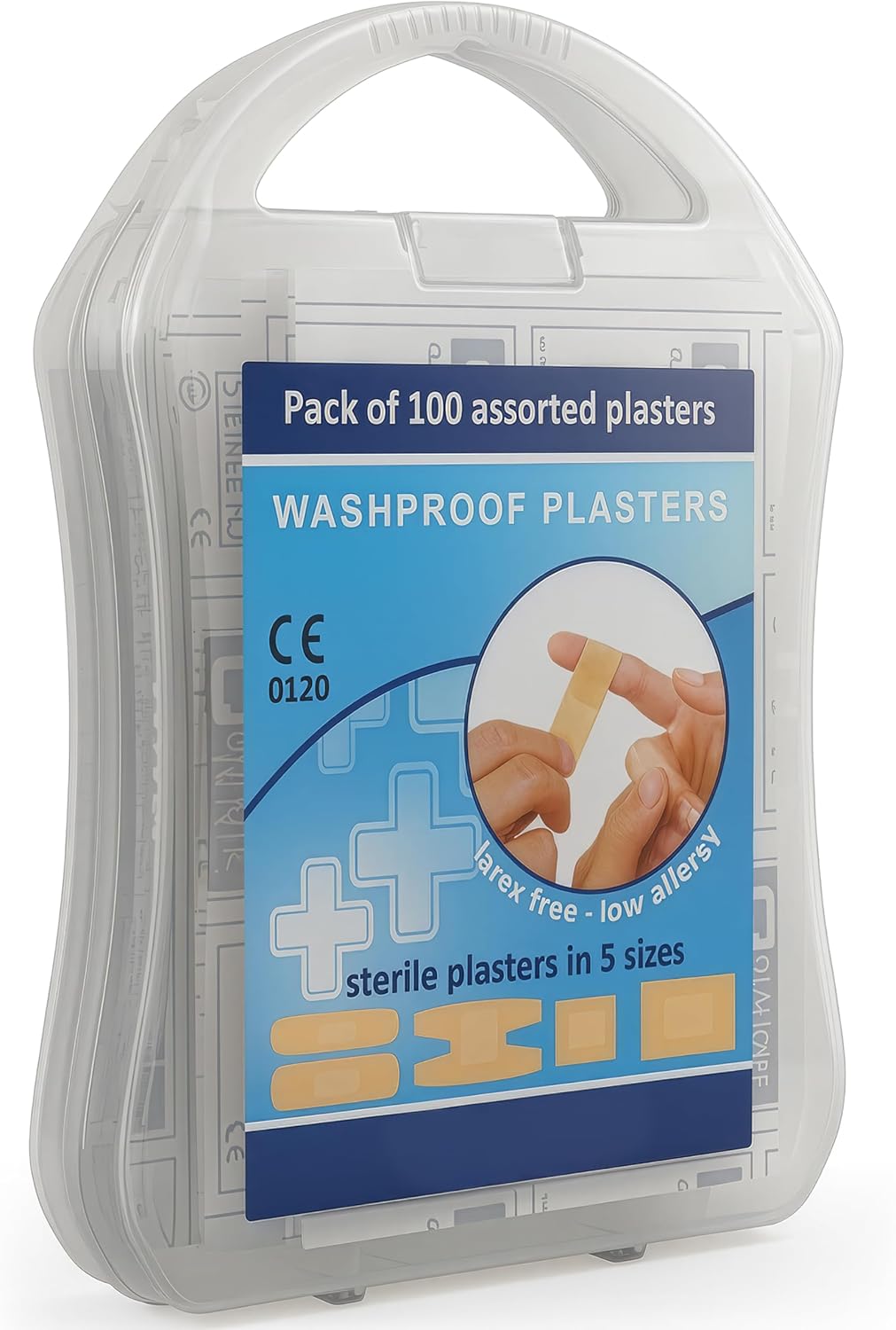 Fabric & Washproof Plasters Sterile Water Resistant Low Allergy Latex Free Flex