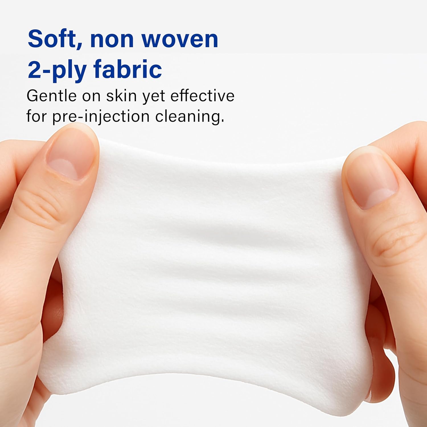 Pre-Injection 2-Ply Wipes 70% Isopropyl Alcohol Cleansing Pads Blood Test 3x3cm