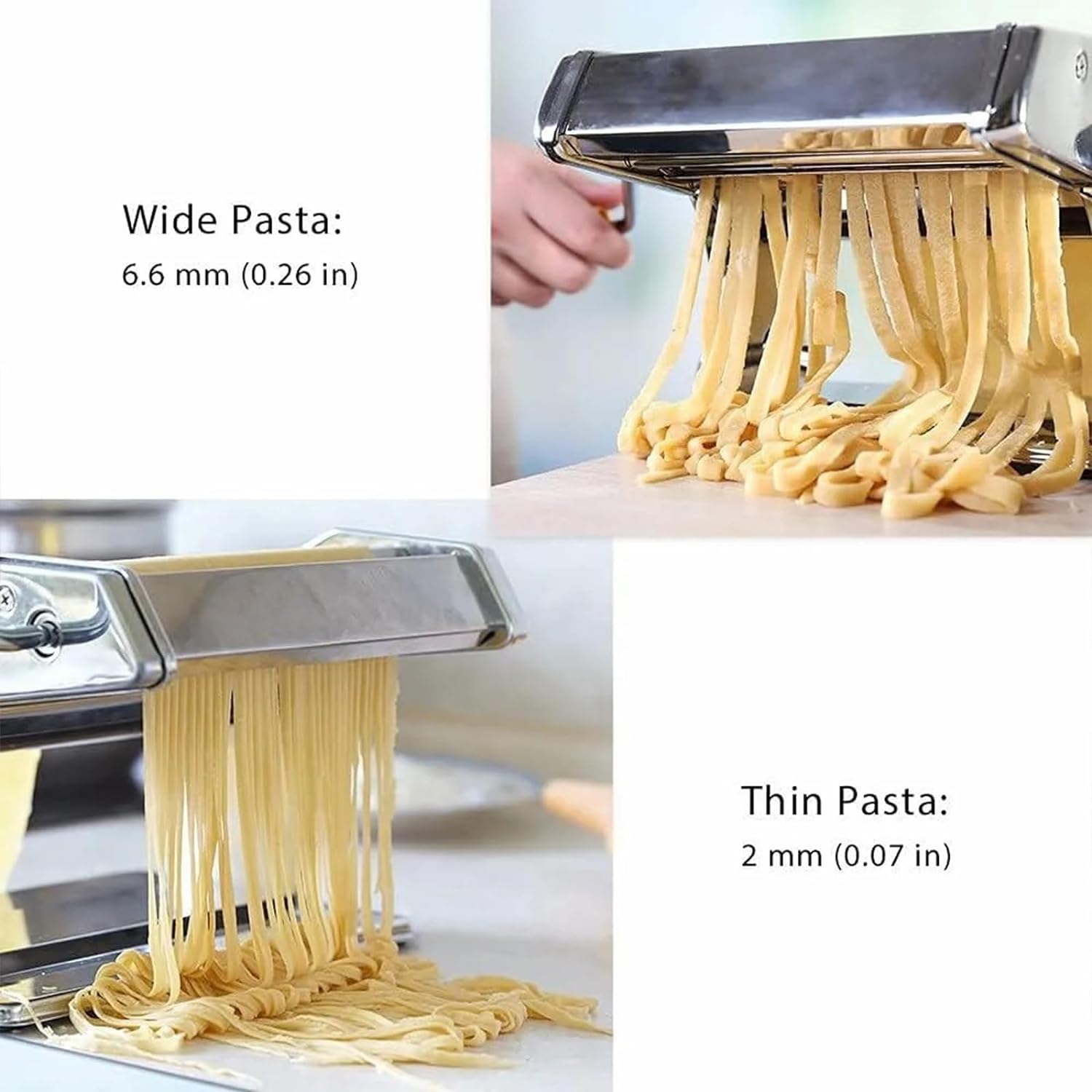 Stainless Steel Fresh Pasta Maker Lasagne Spaghetti Noodle Tagliatelle Rack