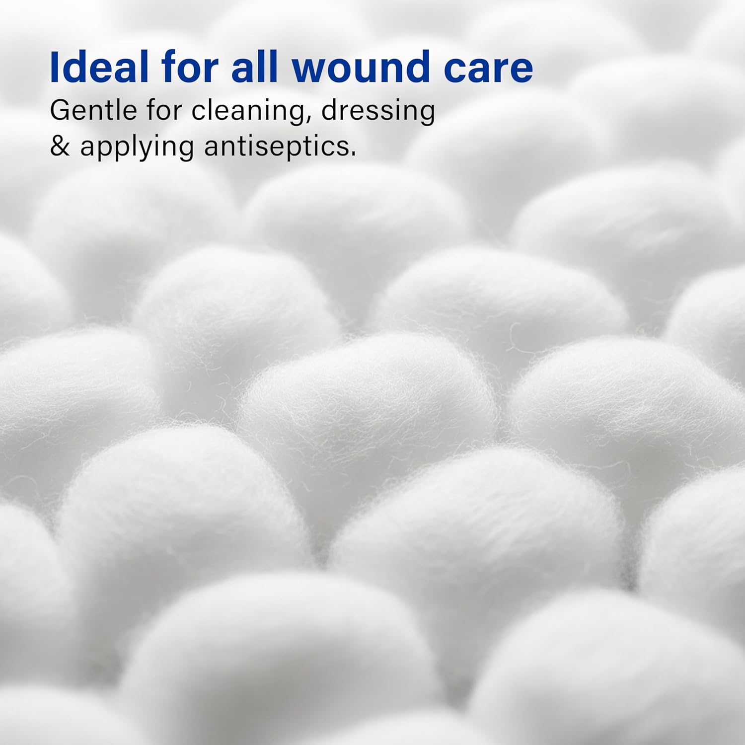 200pcs Cotton Wool Balls Ultra Soft High Absorbency Wound Care Cleaning Safe