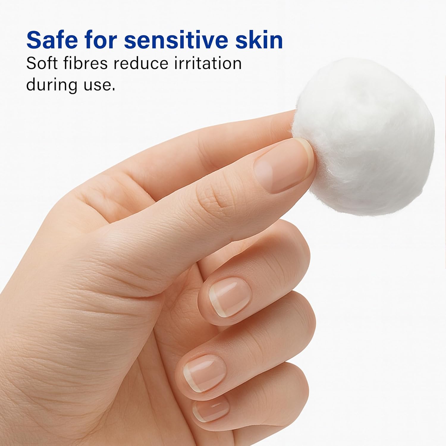200pcs Cotton Wool Balls Ultra Soft High Absorbency Wound Care Cleaning Safe