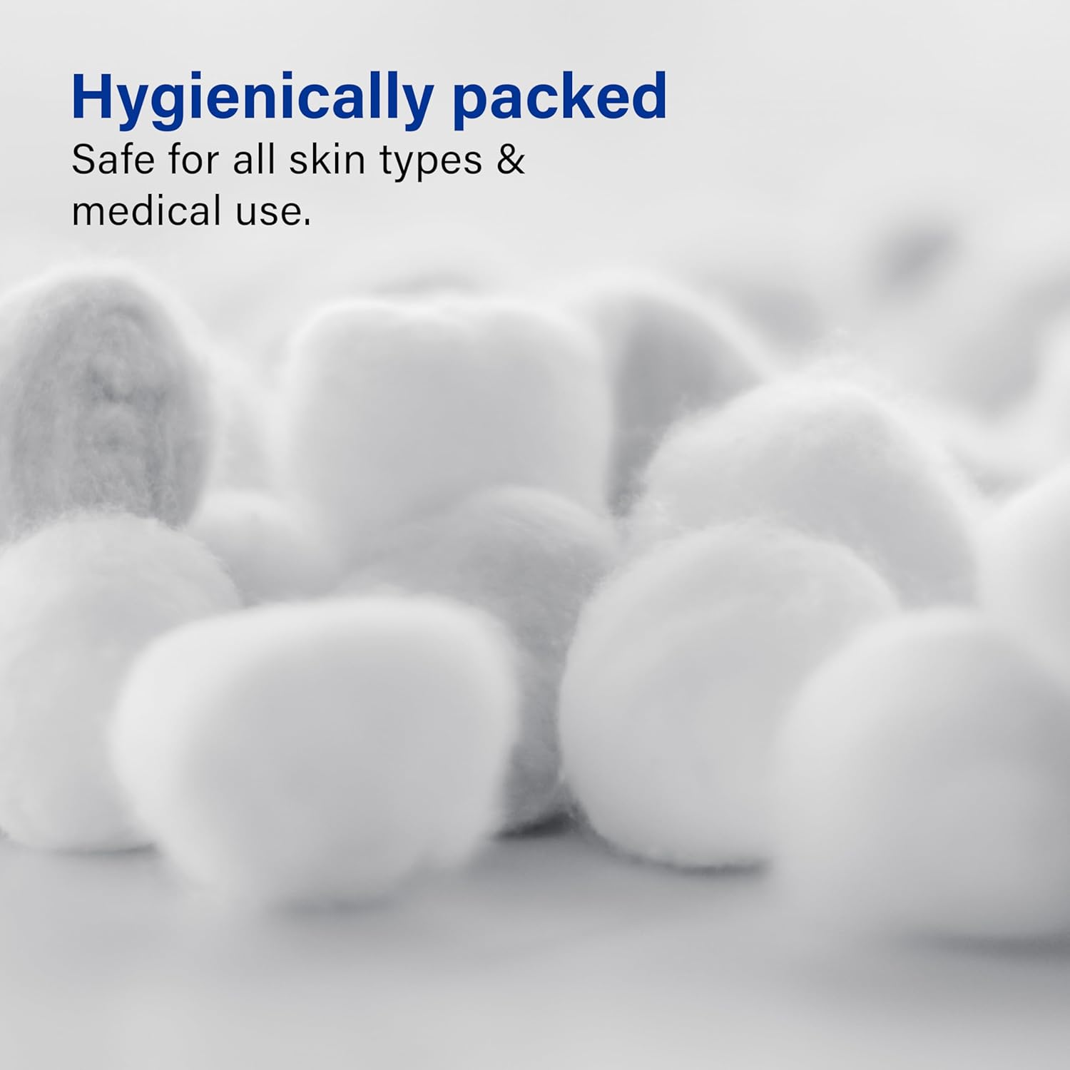 200pcs Cotton Wool Balls Ultra Soft High Absorbency Wound Care Cleaning Safe