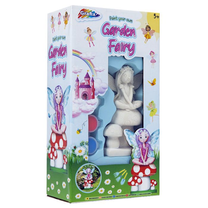 Paint Your Own Garden Fairy Magical Art Craft Kit Creative Activity Set