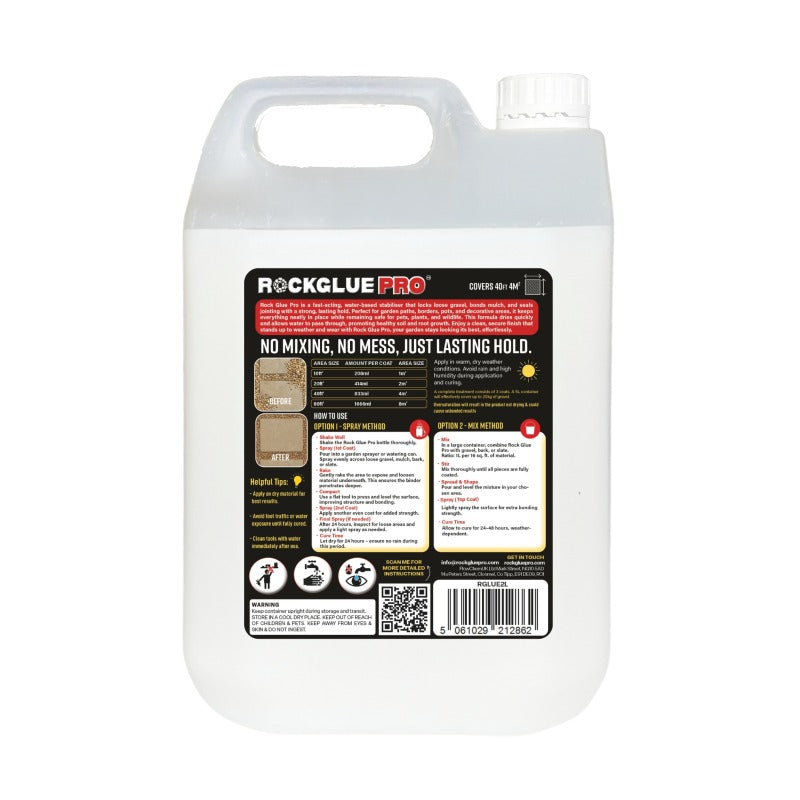 Ready To Use Rock Glue Pro Binder Ideal For Mulch Stones Pathways Landscaping