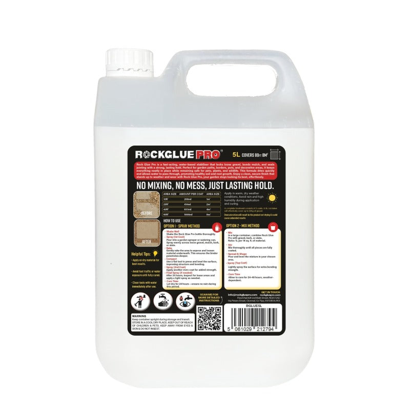 Ready To Use Rock Glue Pro Binder Ideal For Mulch Stones Pathways Landscaping