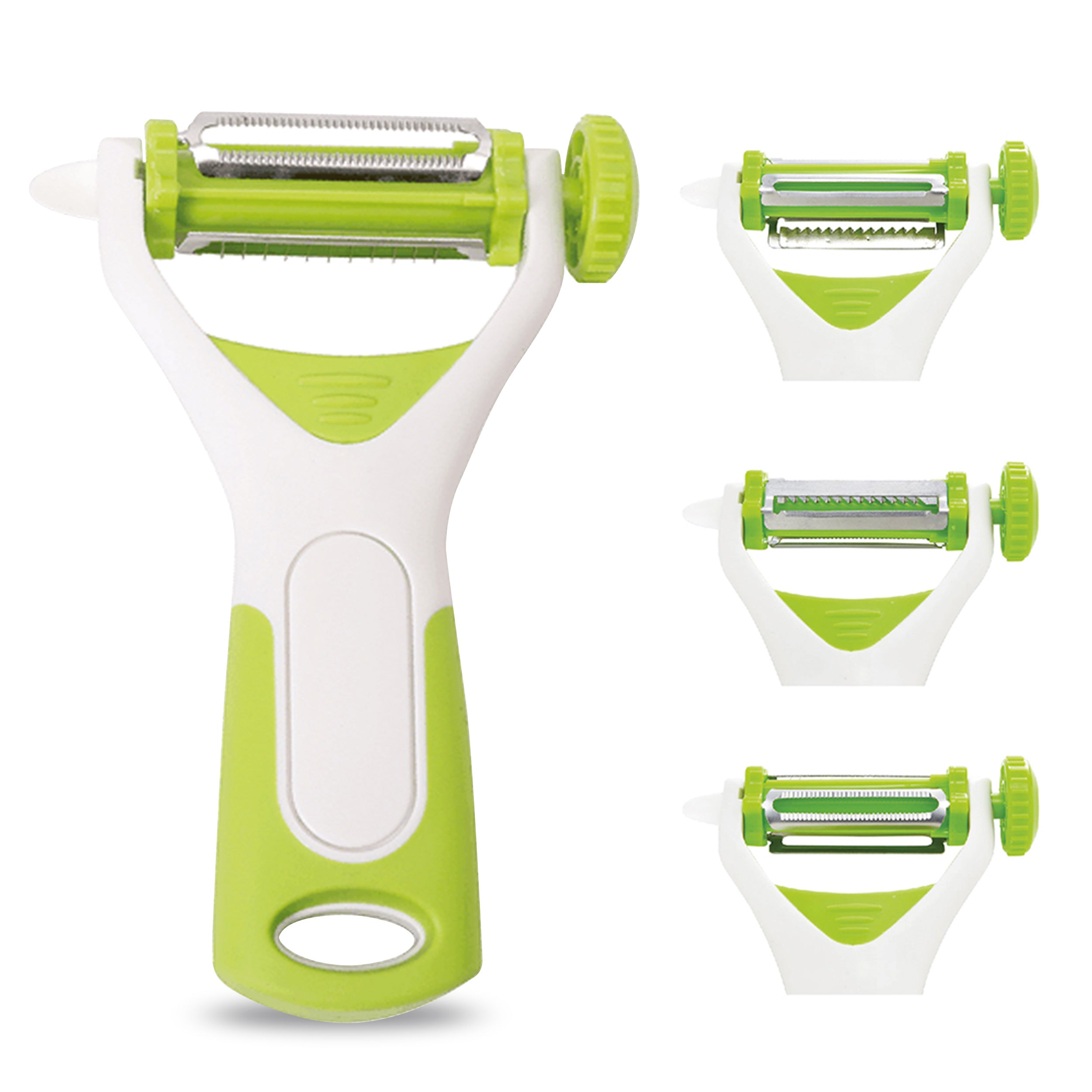 3 in 1 Food Peeler Straight Julienne Serrated Potato Veg Fruit Slicer