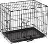 Dog Crate Extra Large Puppy Pet with Removal Tray & 2 Doors Folding Cage Train