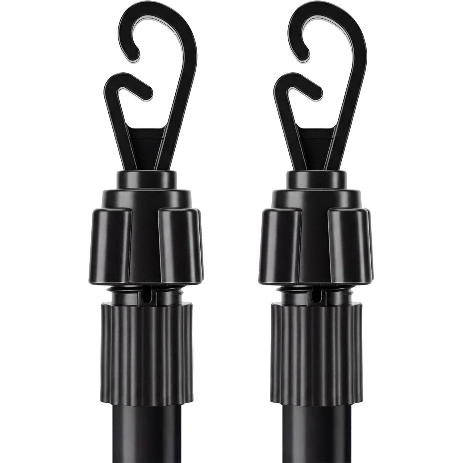 2.4m Telescopic Washing Drying Line Prop Pole Metal Clotheslines Laundry Support