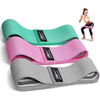 3 x Fabric Resistance Bands Heavy Duty Booty Glute Leg Hip Circle Butt Non Slip