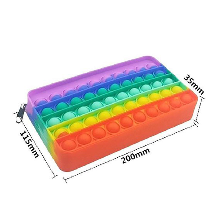 Push Pop It Bubble Pencil Case Sensory Fidget Toy Sensory Kids Gift Stress