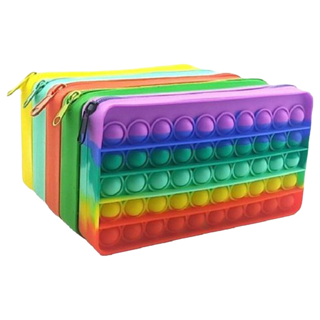 Push Pop It Bubble Pencil Case Sensory Fidget Toy Sensory Kids Gift Stress