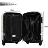 Small Suitcase Cabin Carry On Hand Luggage 4 Wheels Hard Shell Travel TSA Lock