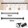 Heavy Duty Extendable Telescopic Shower Curtain Pole Rail Rod Bath Door Window