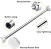 Heavy Duty Extendable Telescopic Shower Curtain Pole Rail Rod Bath Door Window