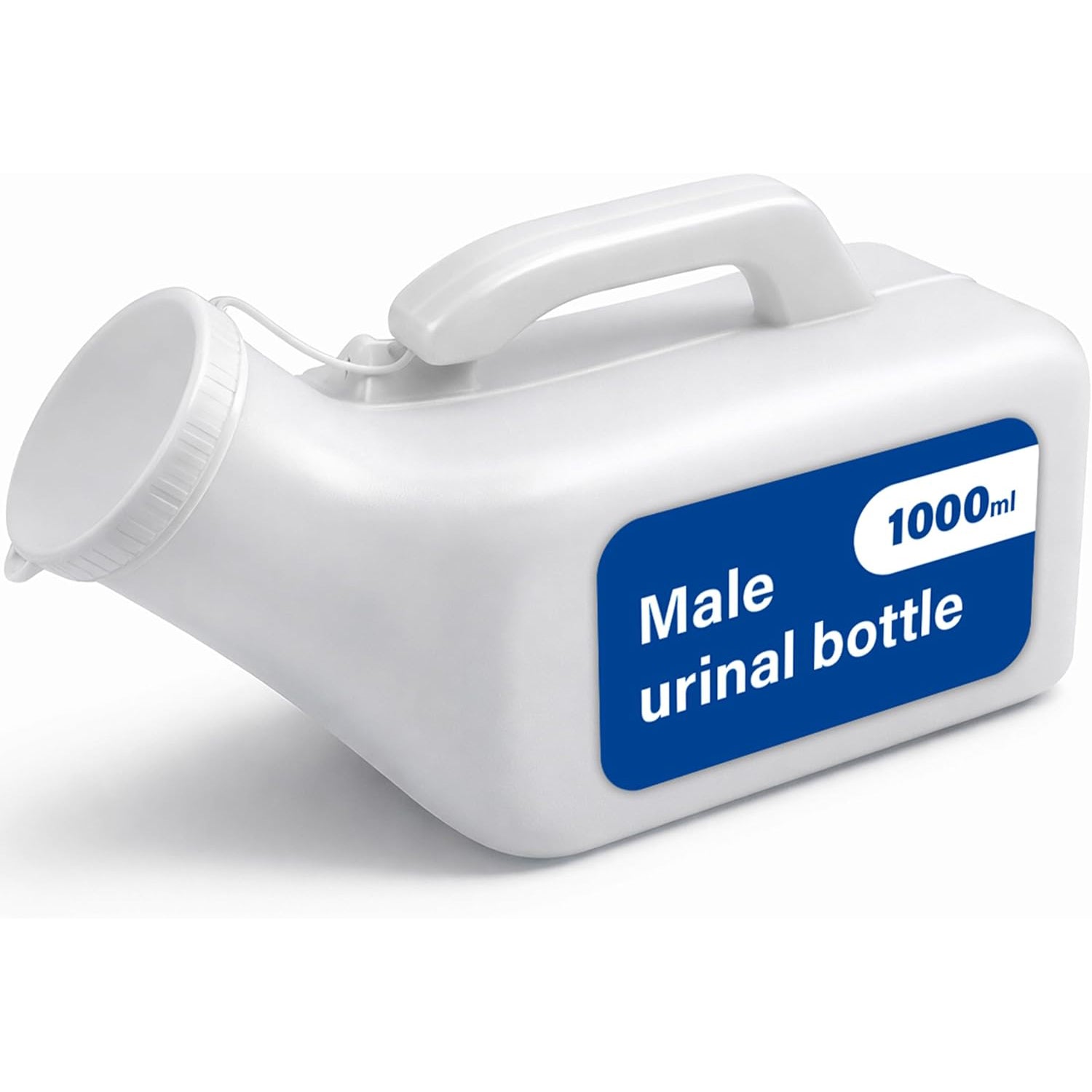 Urinal Bottle Leak Proof Wide Mouth Easy Grip Handle Reusable Bedside Home Care