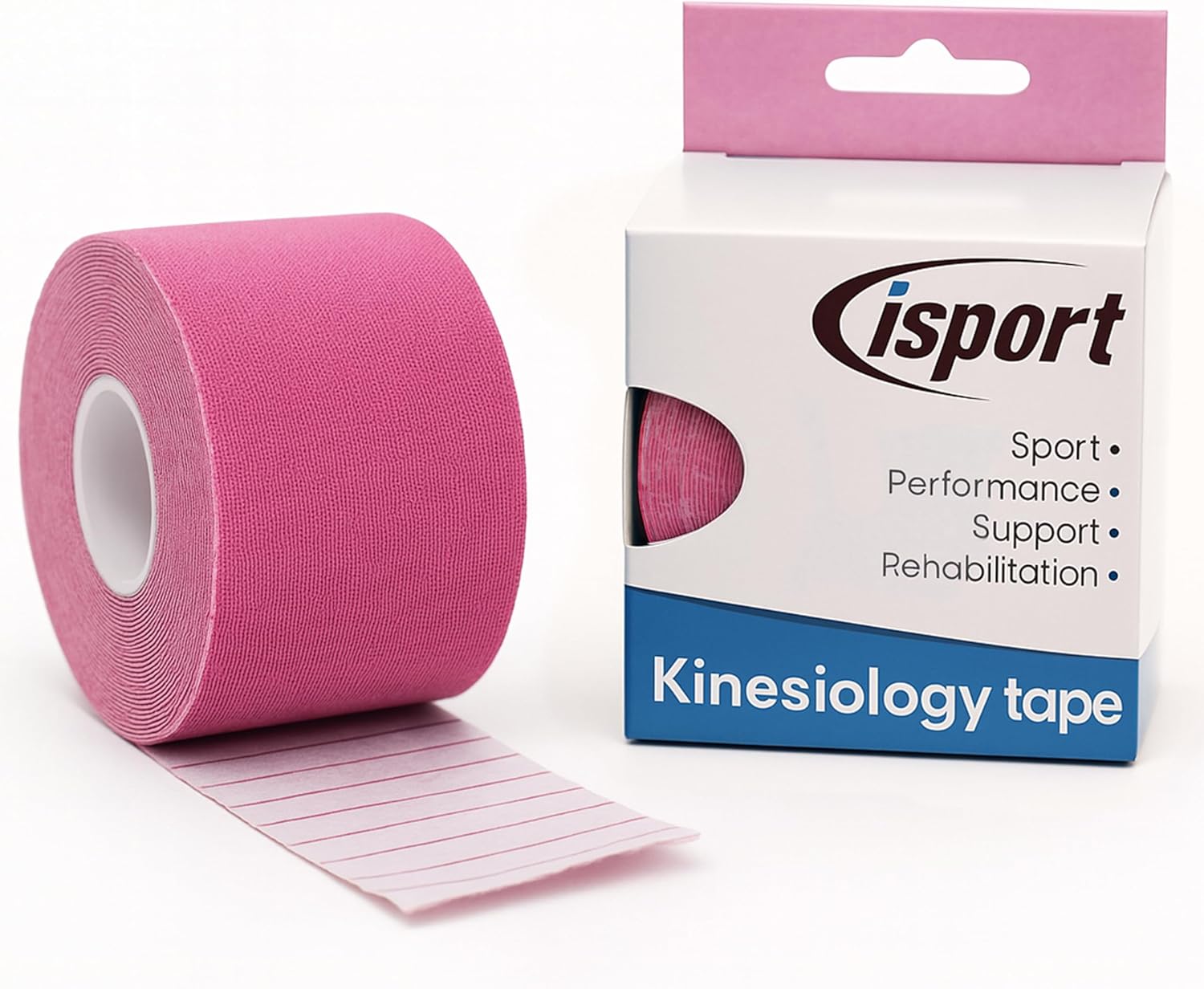 Kinesiology Sports Tape Beige Waterproof Muscle & Joint Support Stretch 5m x 5cm