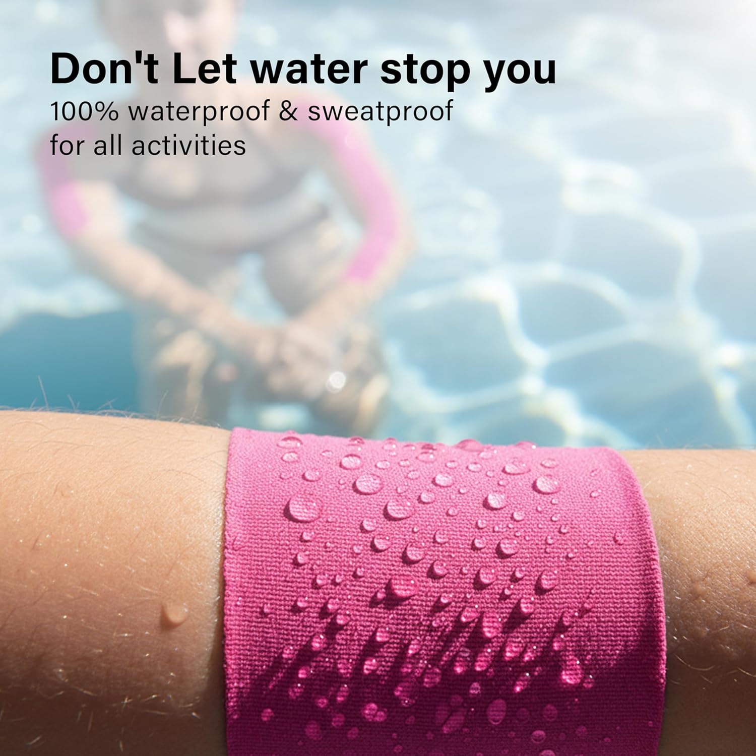 Kinesiology Sports Tape Beige Waterproof Muscle & Joint Support Stretch 5m x 5cm