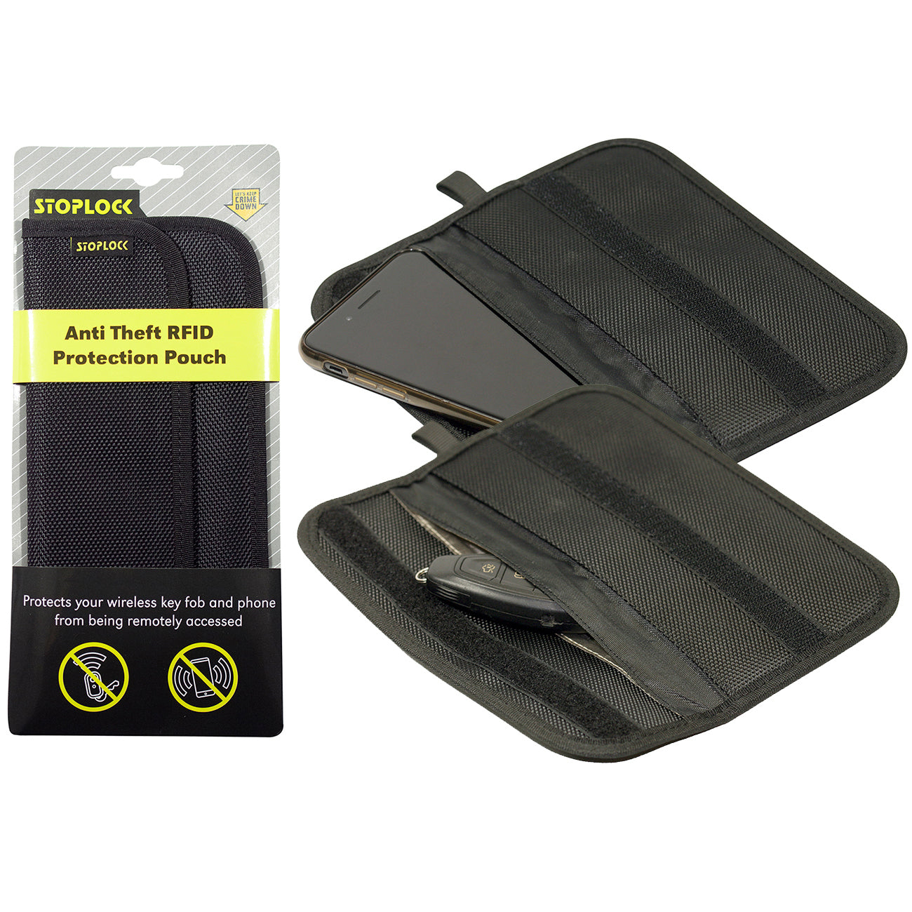 Stoplock Anti Theft RFID Protection Pouch Universal Size Blocker Safety Protect