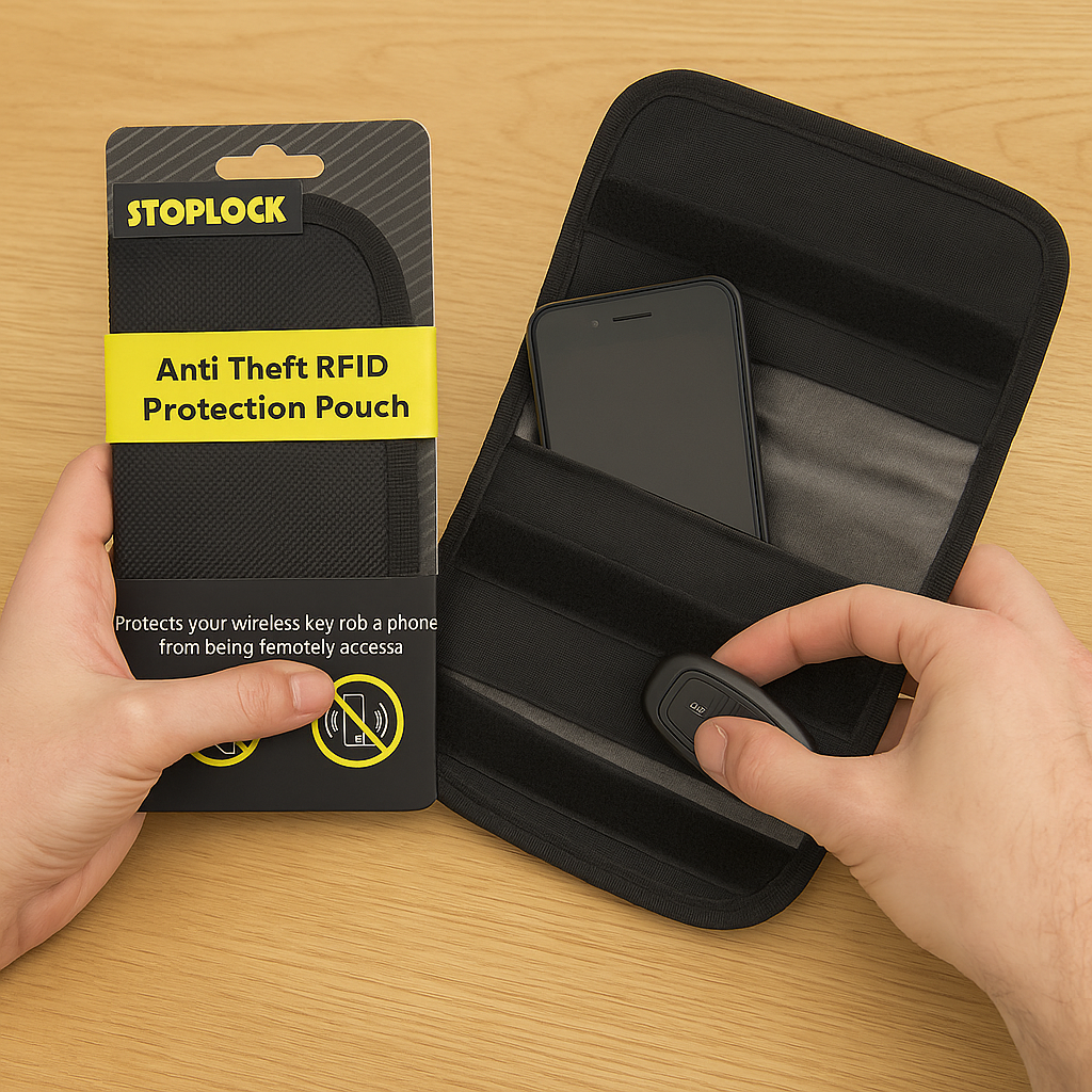 Stoplock Anti Theft RFID Protection Pouch Universal Size Blocker Safety Protect