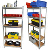 5 Tier Boltless Industrial Racking Garage Shelving Storage Shelf Heavy Duty