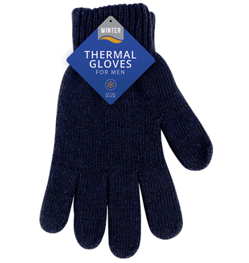 Mens Unisex Winter Thermal Gloves Knitted Extra Warm Stretch Wool Hand Heat UK