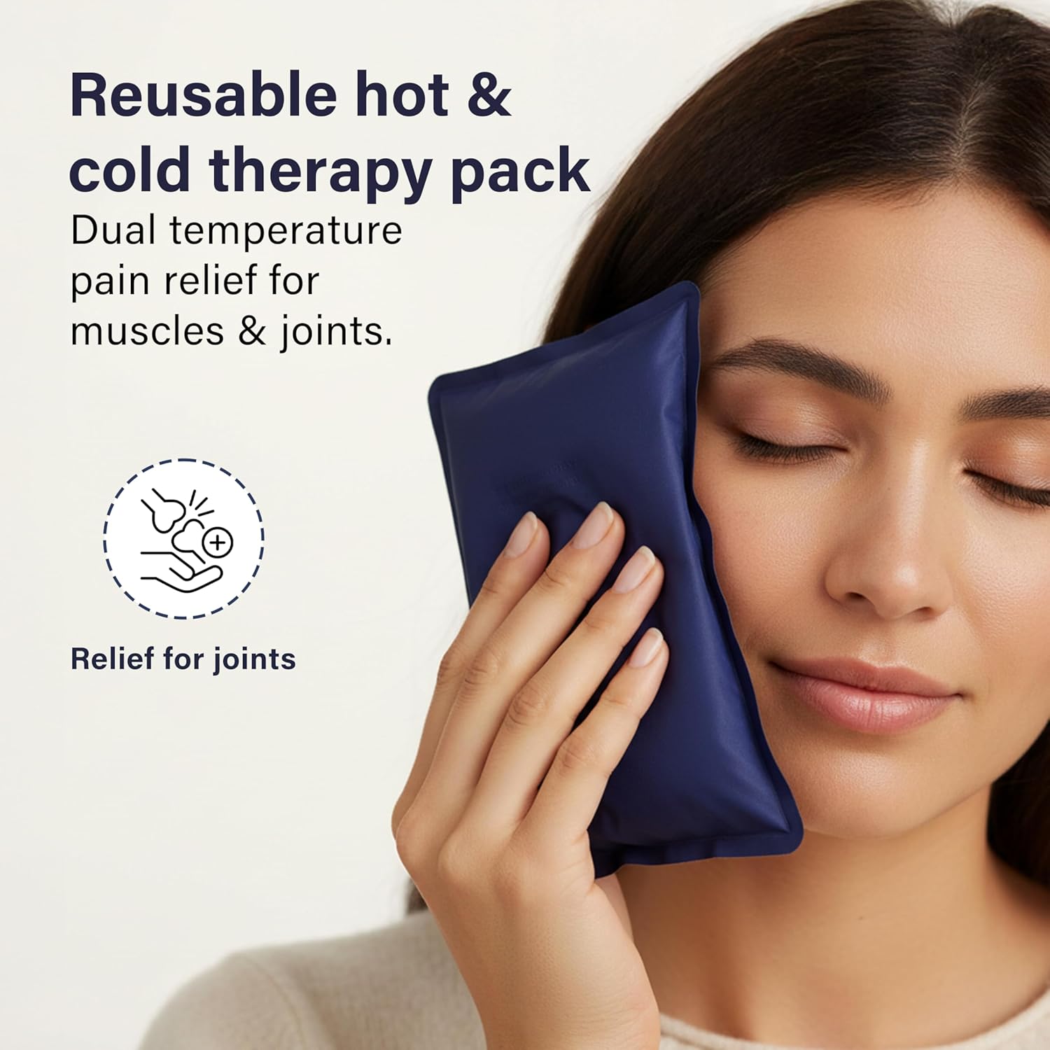 Reusable Hot & Cold Pack Pain Relief Muscles Joints Cramp Microwave Freezer Safe