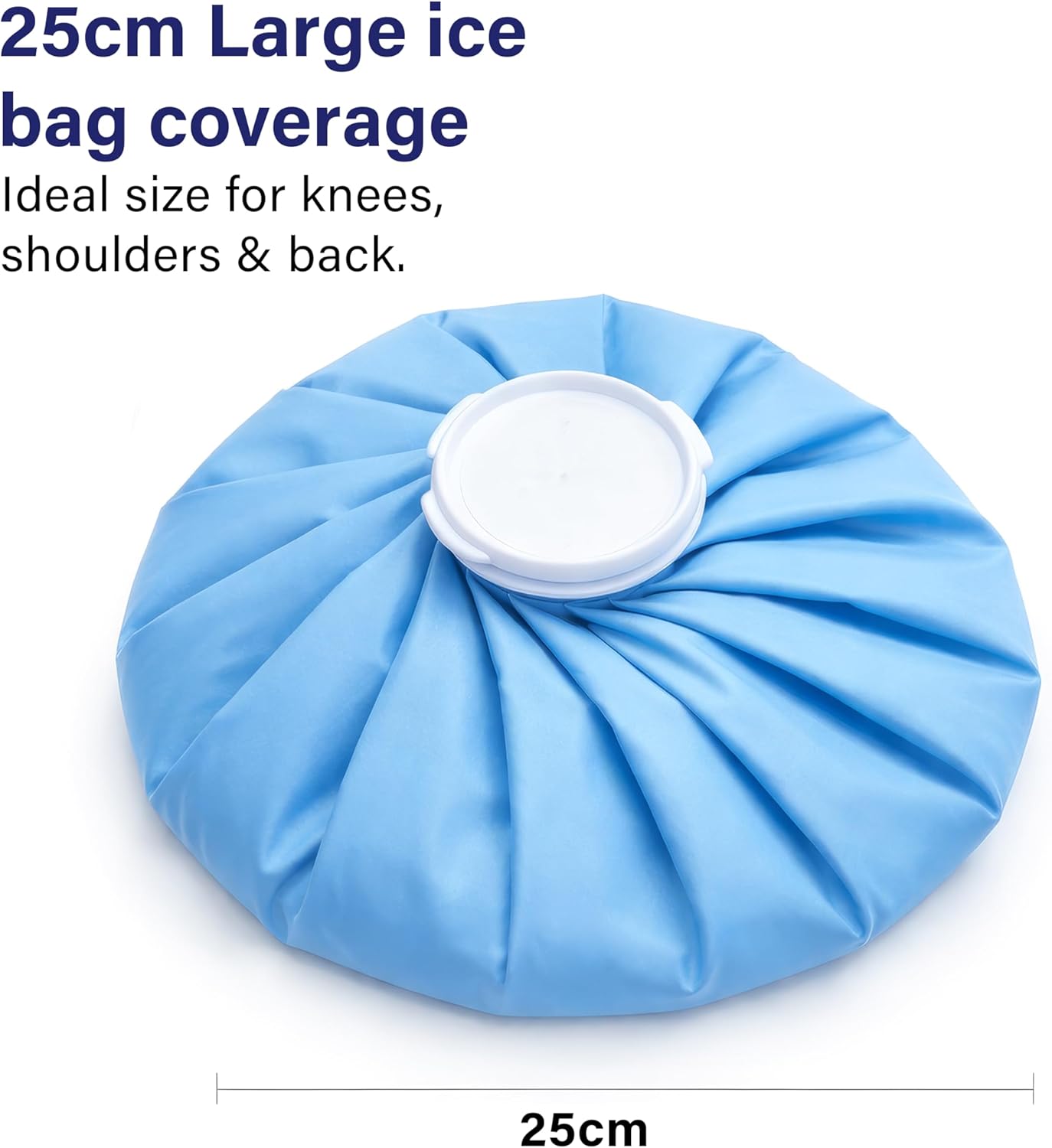 Reusable Ice Hot Water Bag Soft Flexible Sports Injury Pain Relief Leak Proof