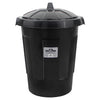 80L Extra Large Dustbin 80 Litre Plastic Round Rubbish Bin Storage Waste + Lid