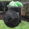 80L Extra Large Dustbin 80 Litre Plastic Round Rubbish Bin Storage Waste + Lid