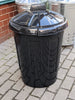 80L Extra Large Dustbin 80 Litre Plastic Round Rubbish Bin Storage Waste + Lid