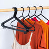 Strong Plastic Heavy Duty Durable Coat Hanger Garment Trousers Hangers Adults