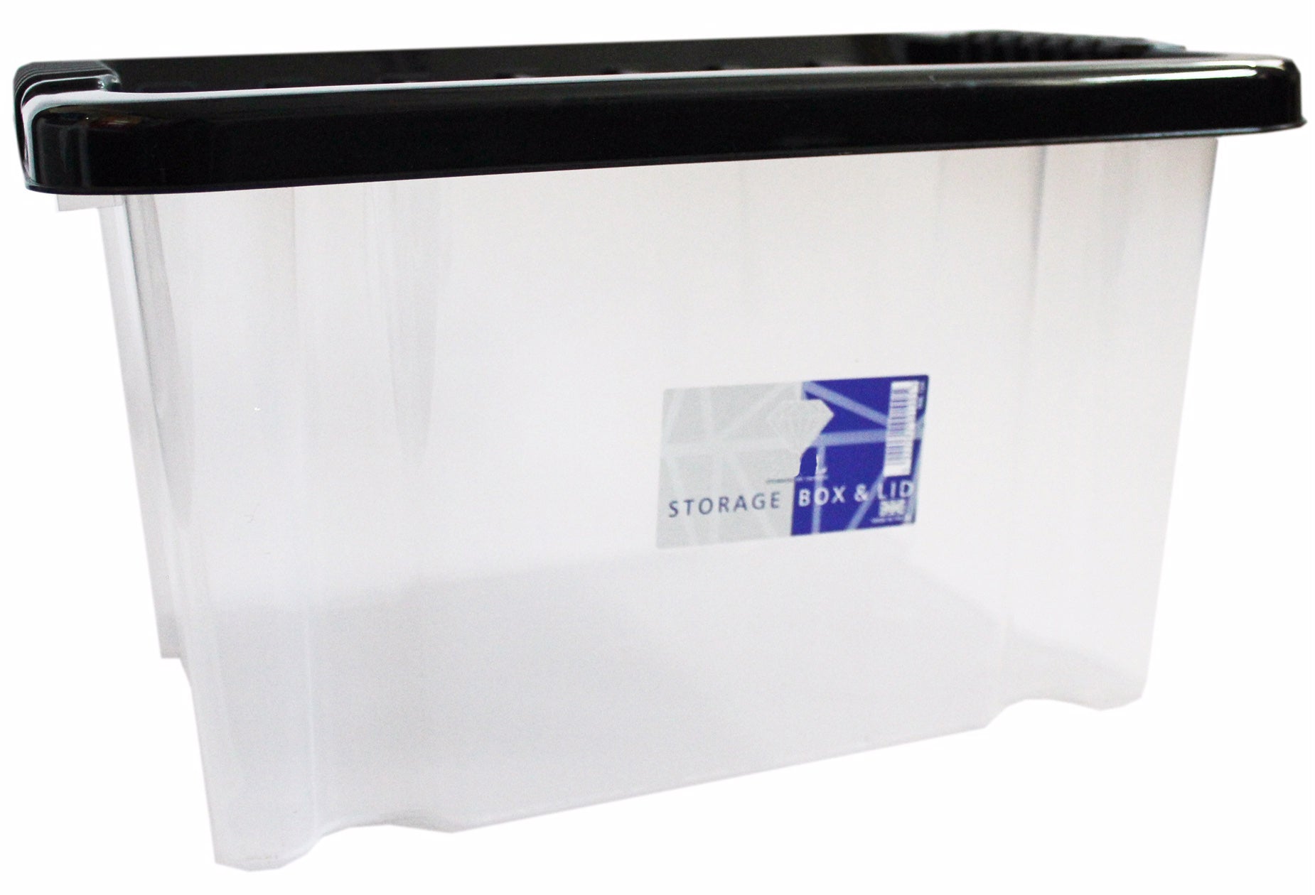 Quality Plastic Storage Boxes Clear Box With Lids Home Office Kitchen Stackable