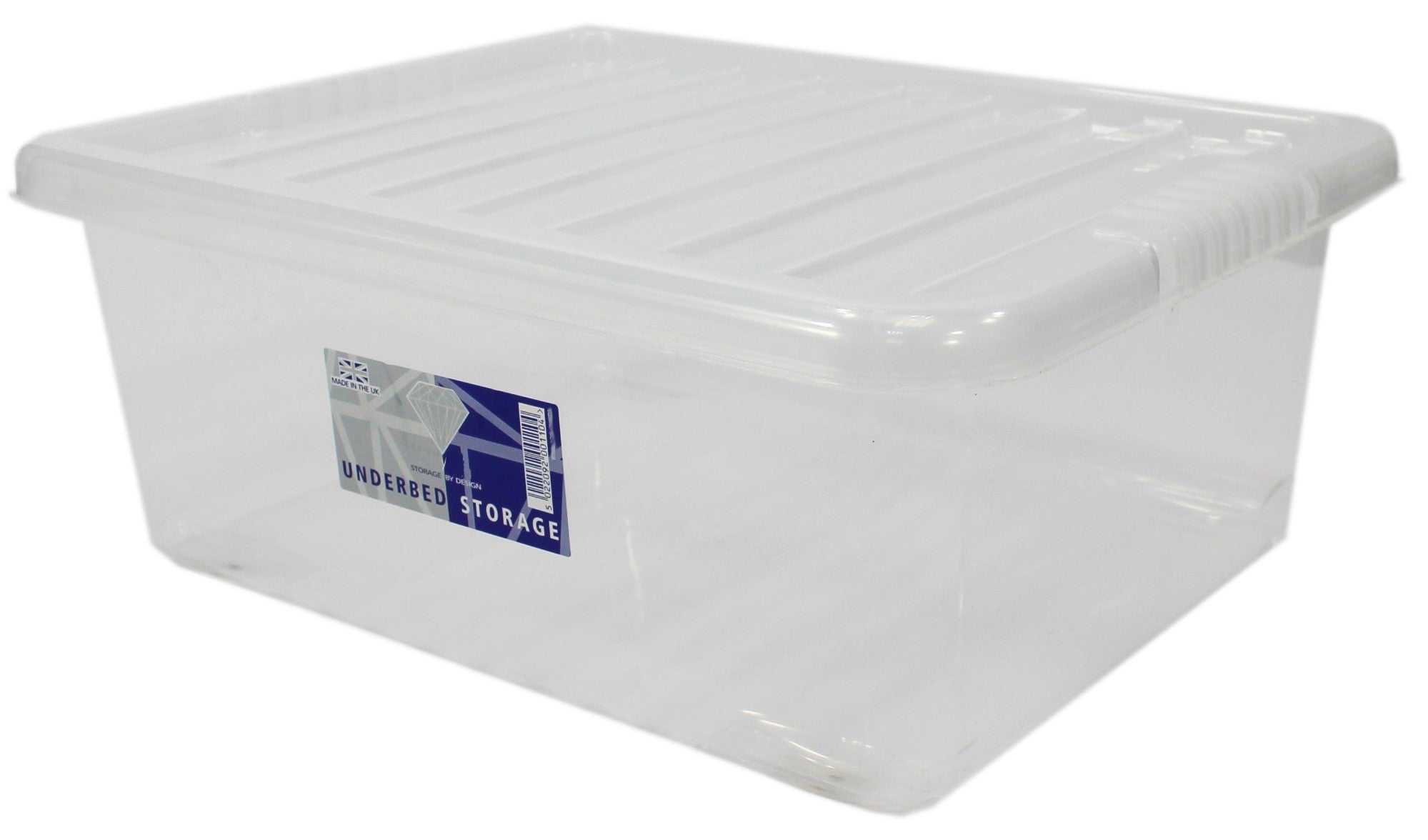 Quality Plastic Storage Boxes Clear Box With Lids Home Office Kitchen Stackable