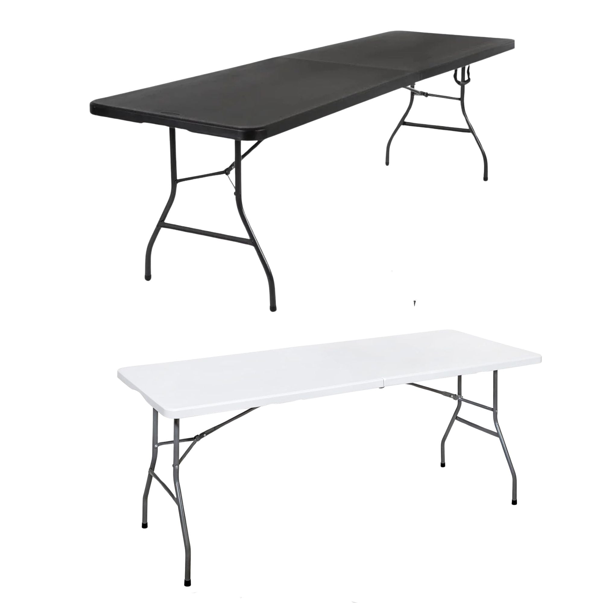 Trestle Folding Table Indoor & Outdoor Garden Plastic Picnic BBQ Catering.