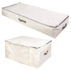 UnderBed Storage Bag Bedding Clothing Shoes Fabric Zipped Organizer Wardrobe Box