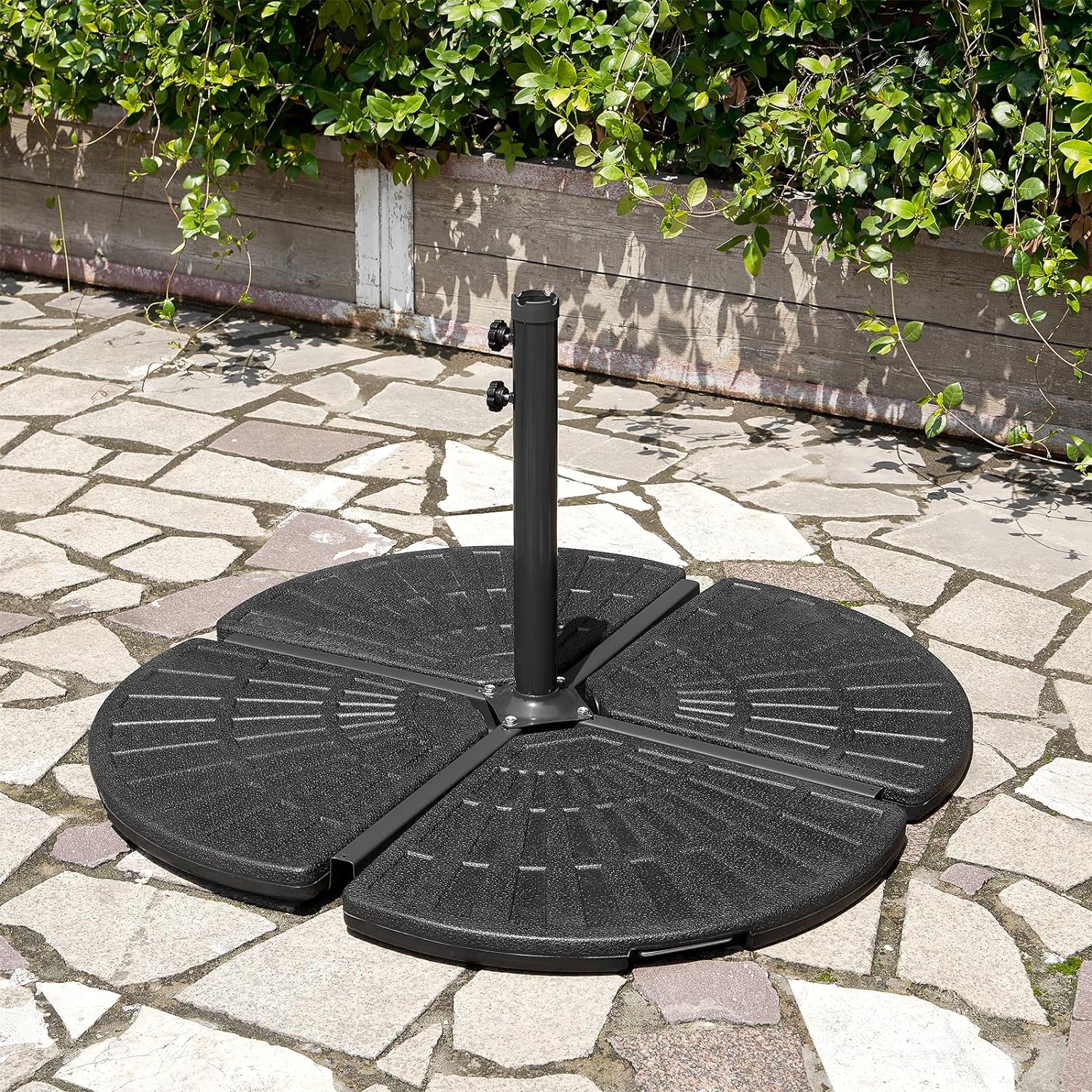 14kg Weight Concrete Filled Cantilever Banana Parasol Base Heavy Duty Garden