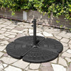 14kg Weight Concrete Filled Cantilever Banana Parasol Base Heavy Duty Garden