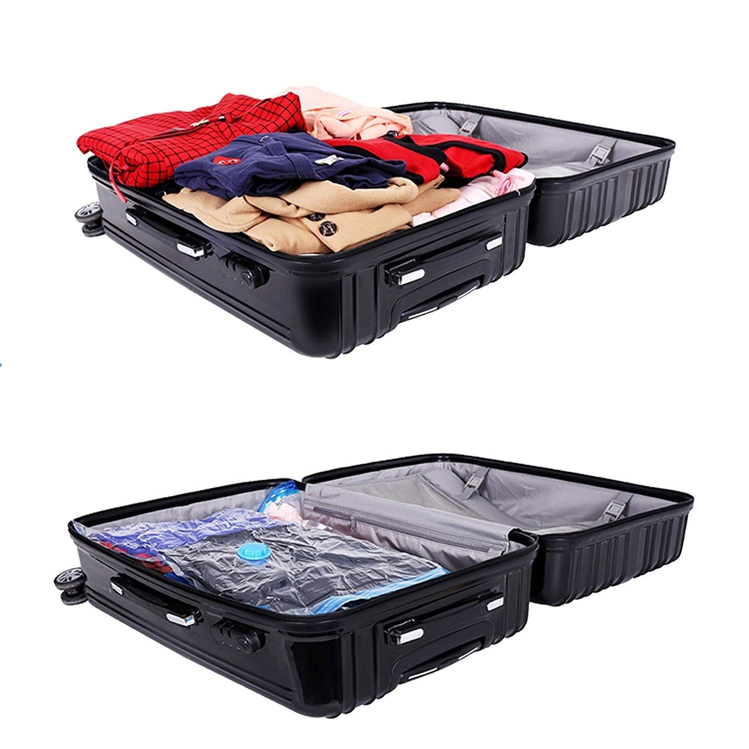 Large Space Saving Storage Vacuum Bags Clothes Bedding Organiser Under Bed