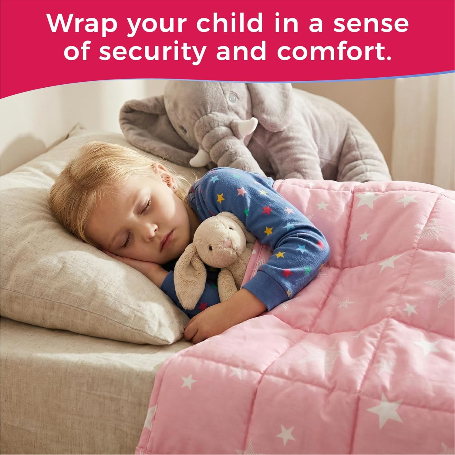 Weighted Blanket Fluffy Quilted Pocket Throw with Non-Toxic Glass Beads Insomnia