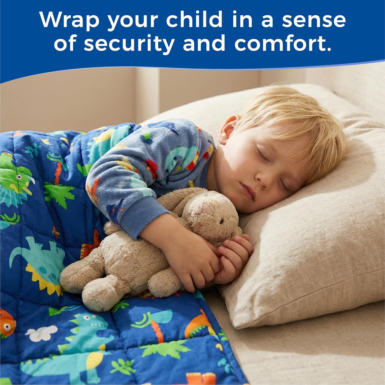 Weighted Blanket Fluffy Quilted Pocket Throw with Non-Toxic Glass Beads Insomnia