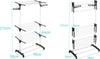 4-Tier Folding Clothes Drying Rack Airer Stainless Steel Laundry on Wheels