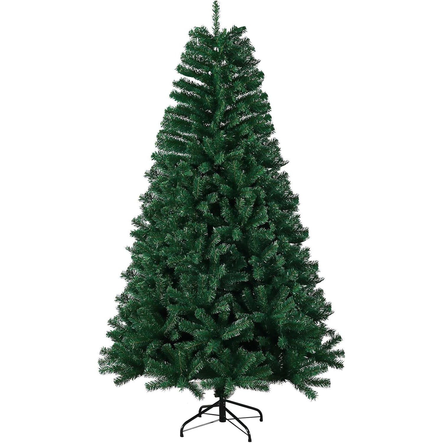 5/6/7Ft Green Christmas Tree 1432 Branch Tips Xmas Bushy Pine Artificial Stand