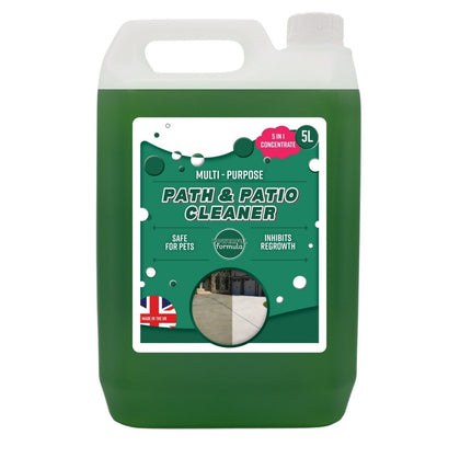 Path & Patio Cleaner Fluid Spray Wet And Walk Away Green Stain Remover - 5 Litre