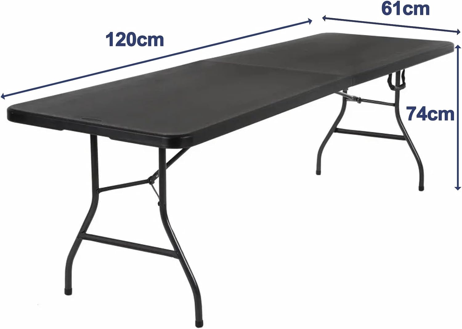 Trestle Folding Table Indoor & Outdoor Garden Plastic Picnic BBQ Catering.