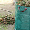 3pcs Heavy Duty Garden Waste Bags with Gloves 272L Green Reusable Storage Trash