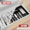 Cutlery Drawer Organiser Expandable Utensil Tray Kitchen Adjustable Silverware